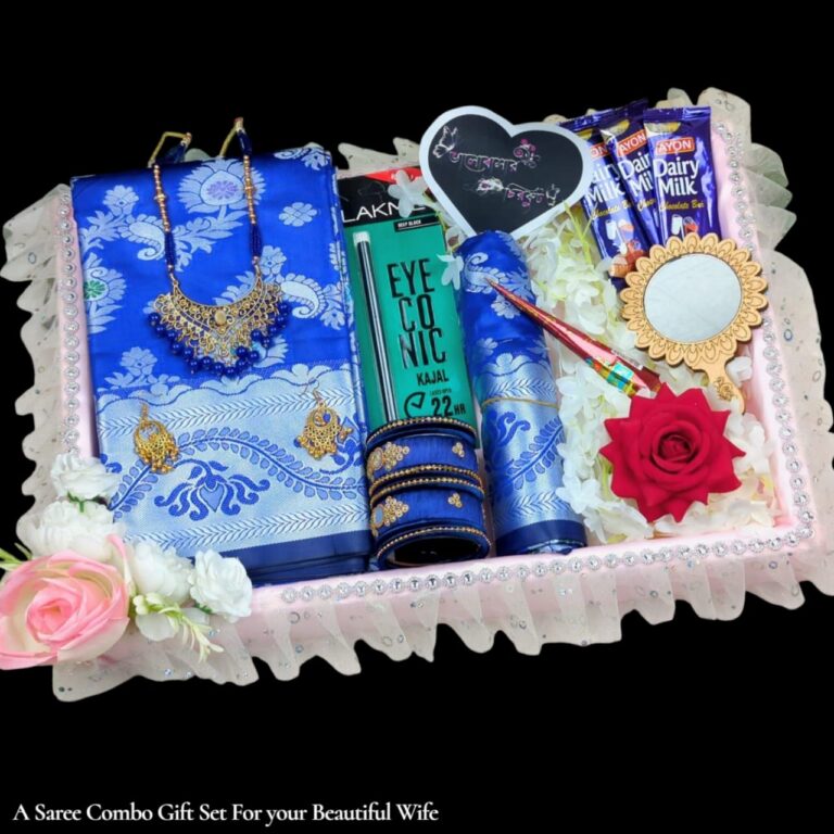 Surprise Your Loved One with a katan Saree Combo Gift Box